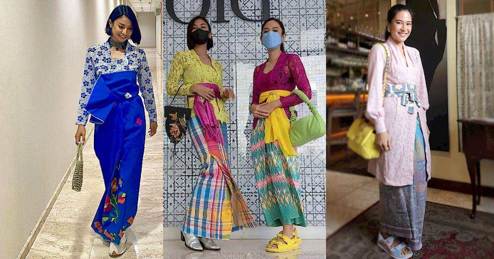 Kebaya sebagai daily outfit ala artis wanita Indonesia (instagram.com/therealdisastr / instagram.com/shareefadaanish)