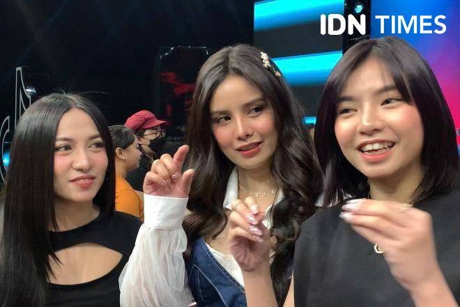 MNL48 di konferensi pers TikTok For You Page pada Jumat (28/10/2022) (IDN Times/Rafifa Shabira)