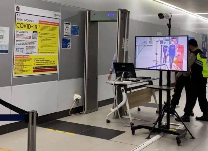 CCTV di stasiun MRT (instagram.com/mrtjkt)