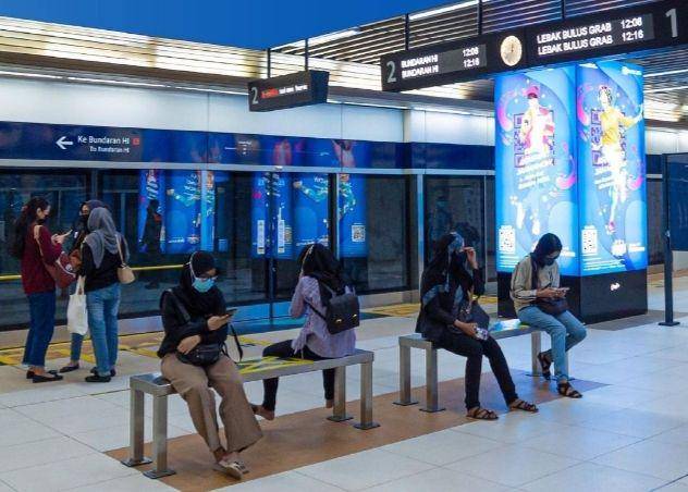 koneksi wifi di stasiun MRT (instagram.com/mrtjkt)