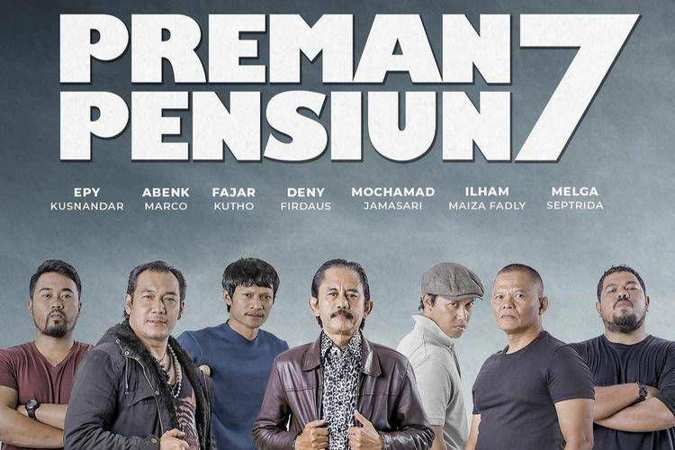Para pemeran utama film drama prerman pensiun 7. (intstagram/premanpensiun.mnc and mnc_pictures)