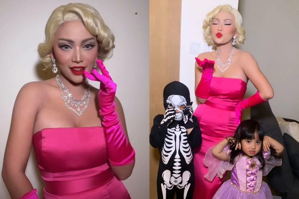 10 Potret Rachel Vennya Cosplay Marilyn Monroe di Halloween Tahun Ini