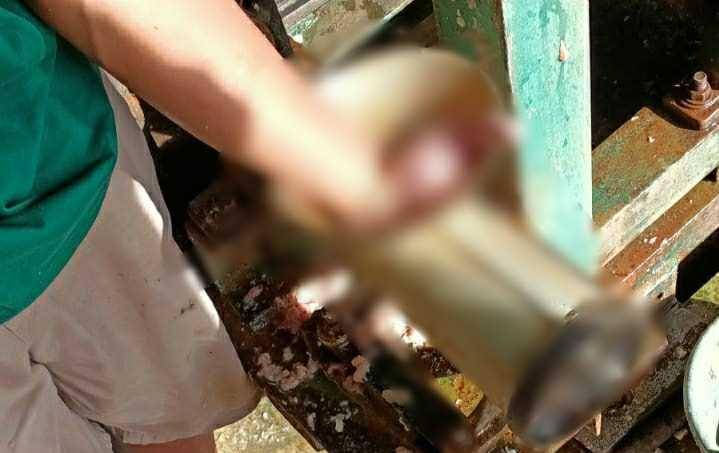 Evakuasi korban kecelakaan kerja.(Dok.BPBD Bantul)