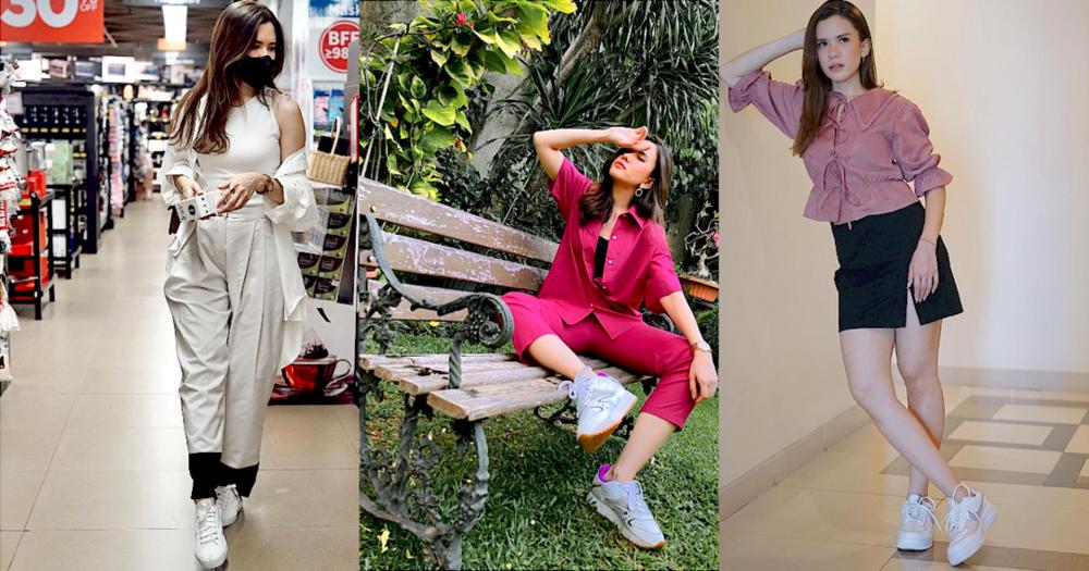 10 Ide OOTD Sneakers ala Michelle Joan, Selalu Stylish!