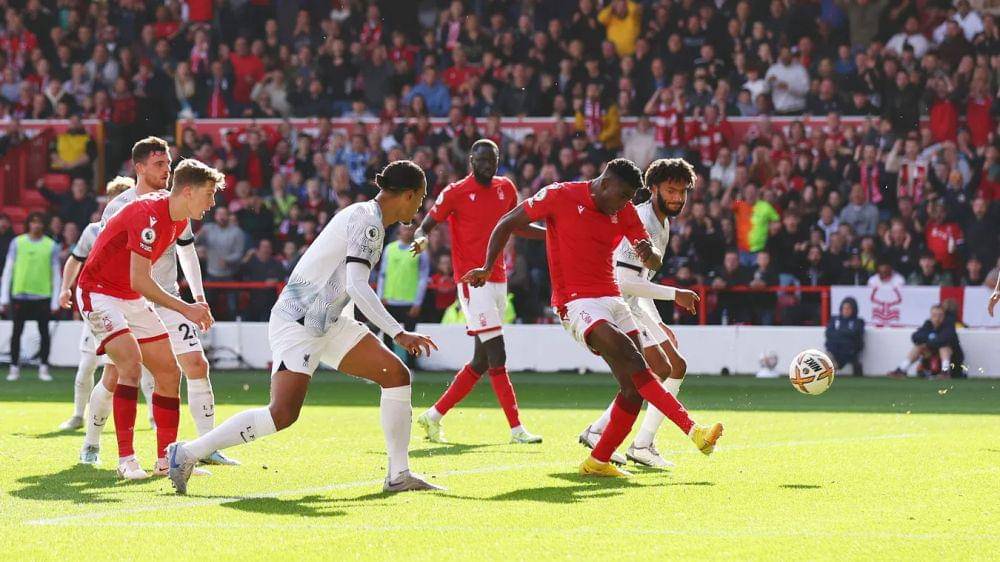 Liverpool melawan Nottingham Forest di EPL 2022/2023. (premierleague.com)