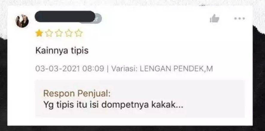 komplain penjual online shop (instagram.com/newdramaolshop)