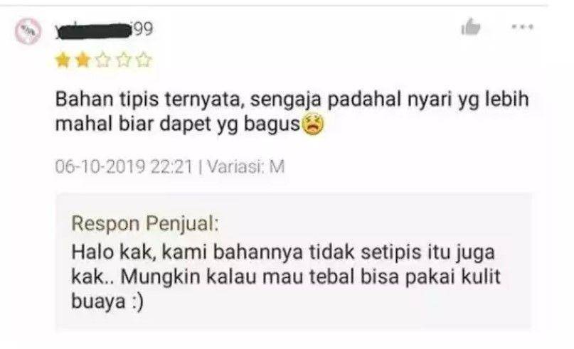 komplain penjual online shop (twitter.com/txtdarionlshop)