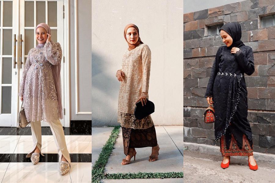 9 Outfit Brokat untuk Kondangan ala Nissa Chair, Pancarkan Keanggunan