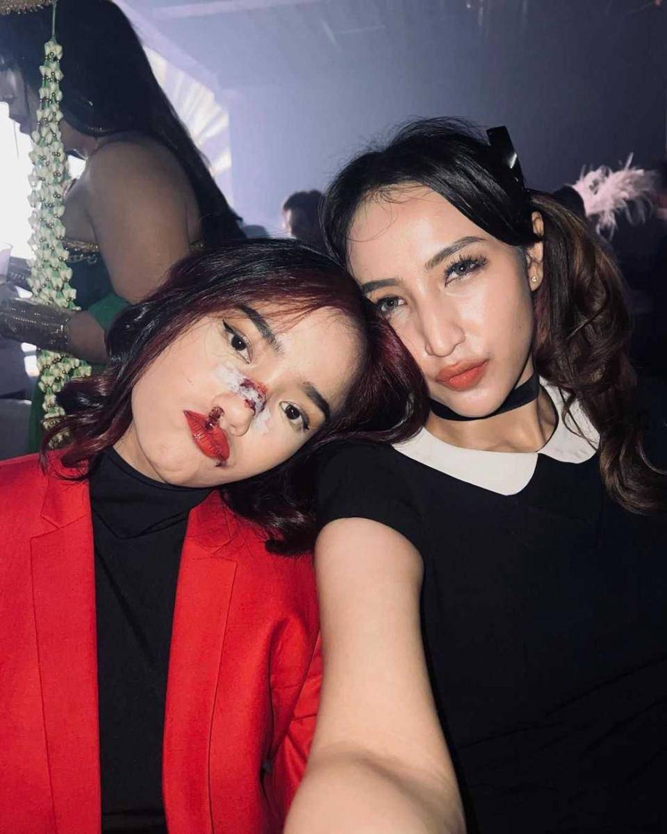 potret Fuji saat rayakan halloween (instagram.com/fuji_an)