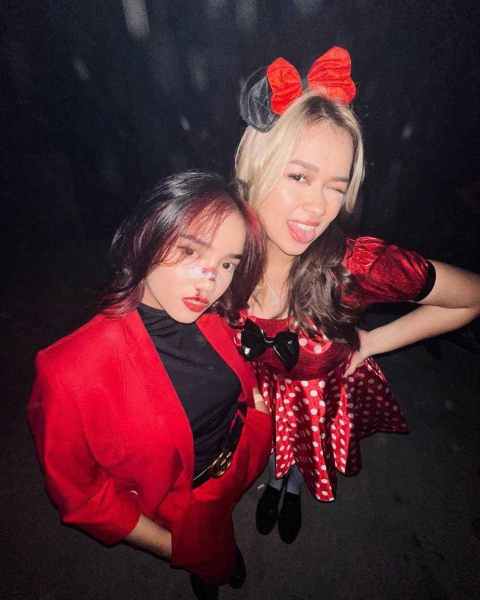 potret Fuji saat rayakan halloween (instagram.com/fuji_an)