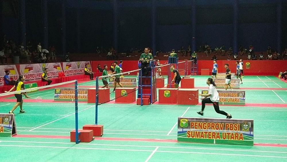 16 Kabupaten/Kota Bersaing di Bulu Tangkis Porprov, Pertama Pakai SI
