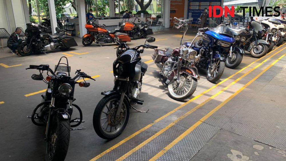 Beberapa motor milik member LAWRI (IDN Times/Fadhliansyah)