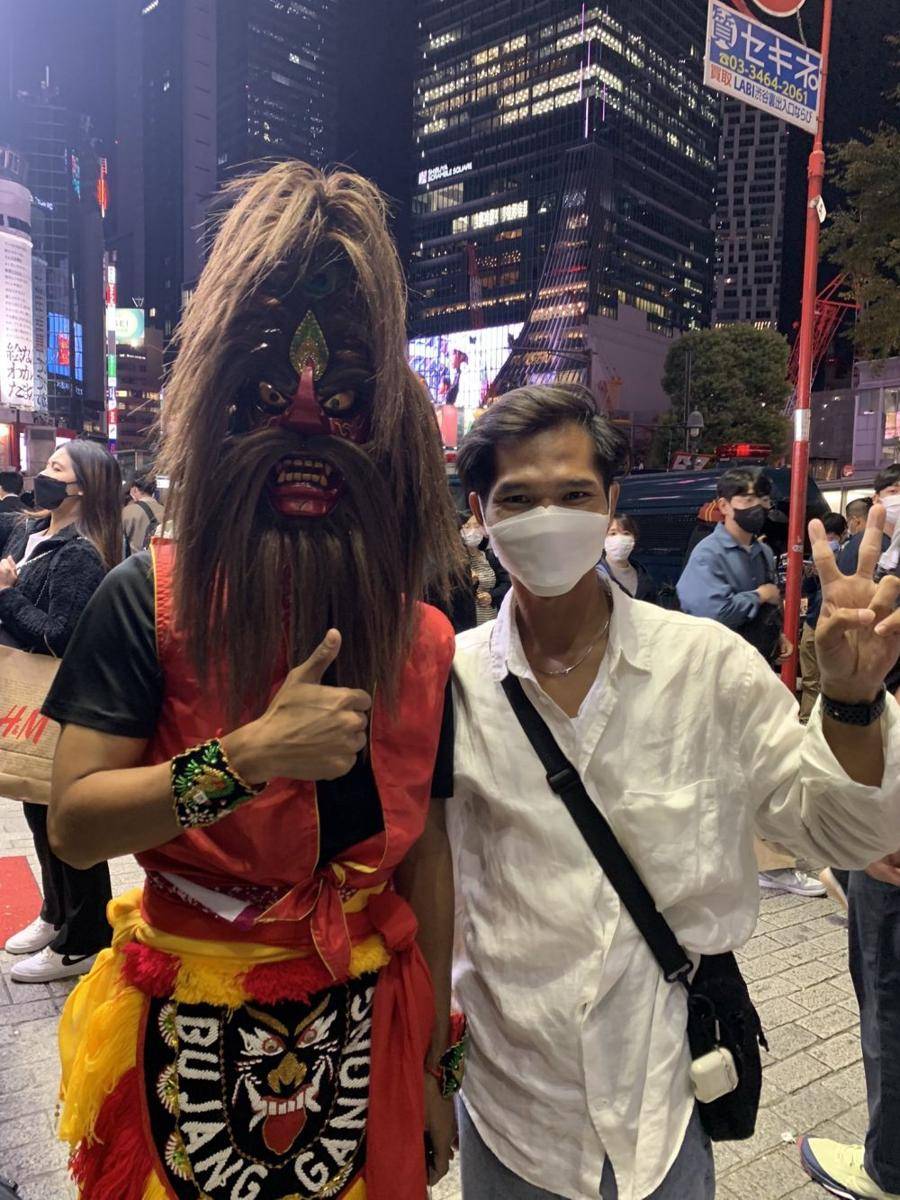 orang Indonesia Halloween di Jepang (twitter.com/brxtnuspa)