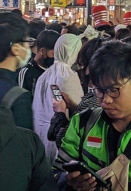 orang Indonesia Halloween di Jepang (twitter.com/fschiko_)