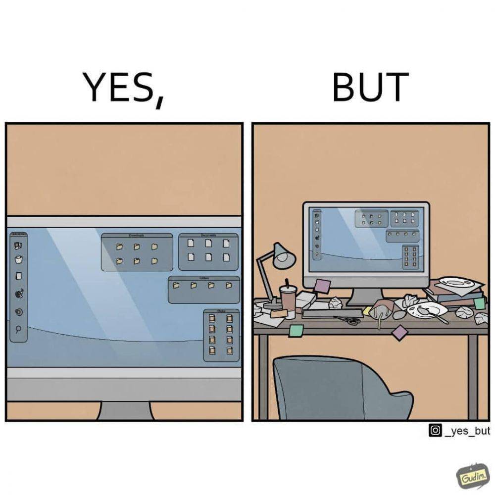 Ilustrasi ekspektasi vs. realita kehidupan. (instagram.com/gudim_public)