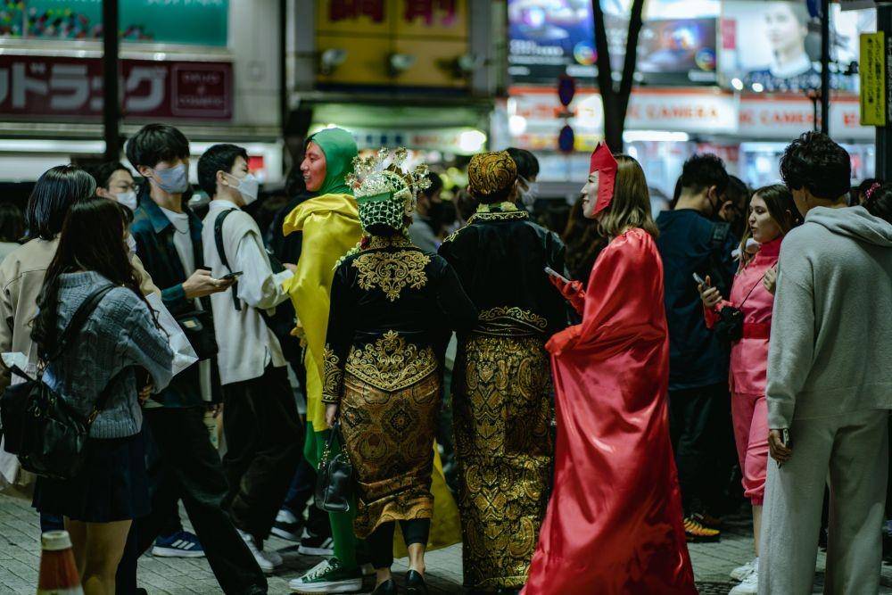 orang Indonesia Halloween di Jepang (twitter.com/dimasdw)
