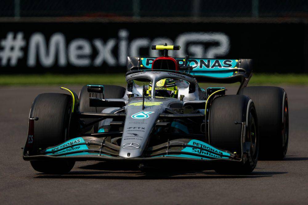Lewis Hamilton pada GP Meksiko 2022 (twitter.com/MercedesAMGF1)