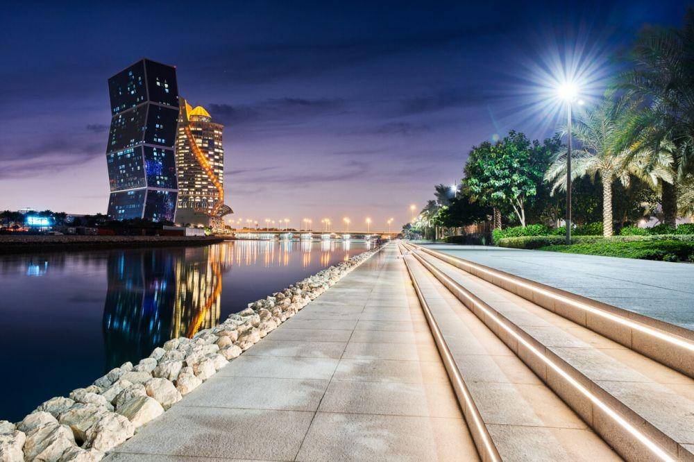Potret Lusail Marina Promenade di Lusail, Qatar (visitqatar.com)