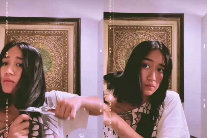 9 Momen Chef Renatta Potong Rambut Sendiri, Pakai Gunting Dapur