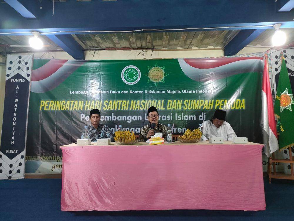 Lembaga Pentashih Buku dan Konten Keislaman Majelis Ulama Indonesia (LPBKI MUI) menggelar peringatan Hari Santri dan Sumpah Pemuda (dok. LPBKI MUI)