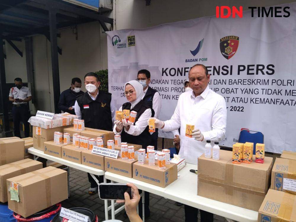 BPOM: EG-DEG di Obat Sirop Yarindo 100 Kali Lipat dari Batas Aman