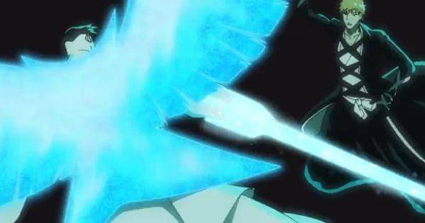 Bankai Ichigo melawan Vollstandig milik Quilge ( Dok. Pierrot / Bleach )