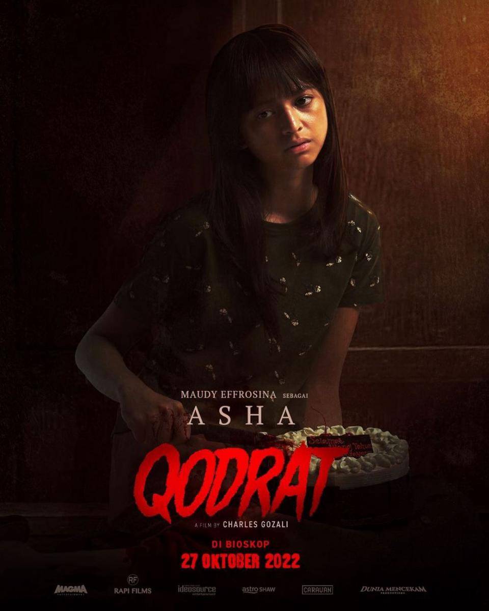poster karakter Maudy Effrosina dalam film Qodrat (instagram.com/maudyeffrosina)