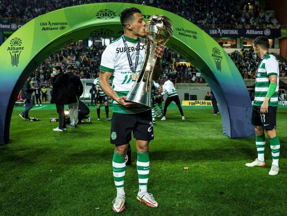 Pedro Porro bermain bersama Sporting CP. (twitter.com/Pedroporro29_)