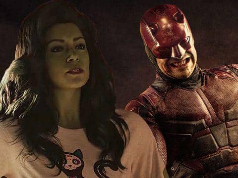 Sheila Hulk dan Daredevil. (dok. Marvel/She-Hulk: Attorney at Law's)