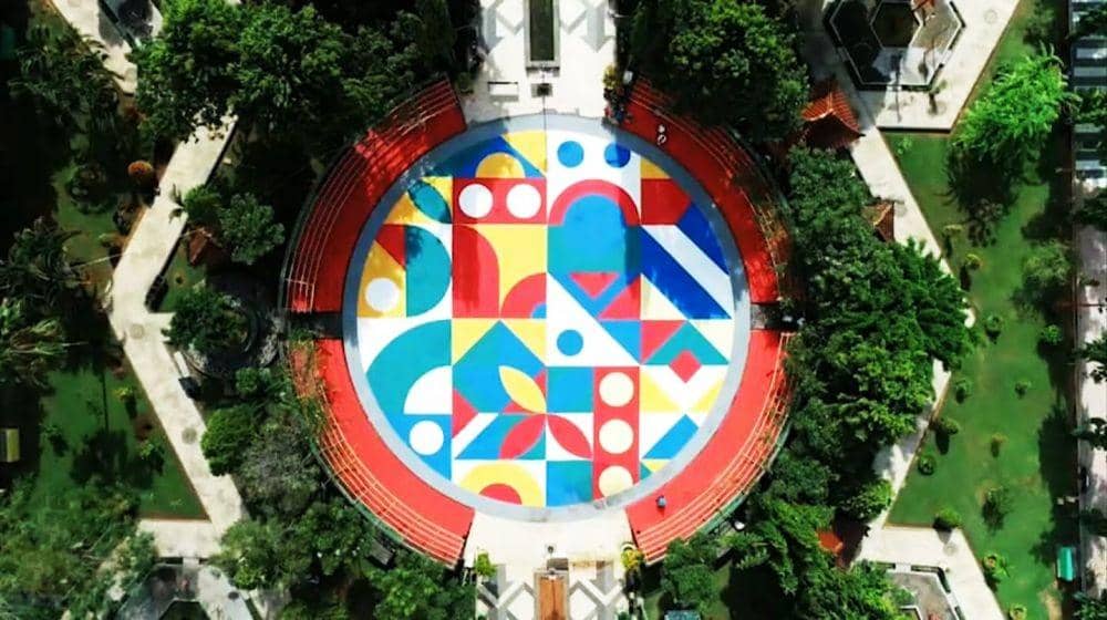 2 Seniman Yogyakarta Ambil Bagian Warnai Kota Sumenep/PT.Indaco Warna Dunia