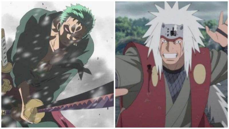 Roronoa Zoro dan Jiraiya. (Dok. Toei Animation/One Piece, dok. Pierrot/Boruto: Naruto Next Generations)