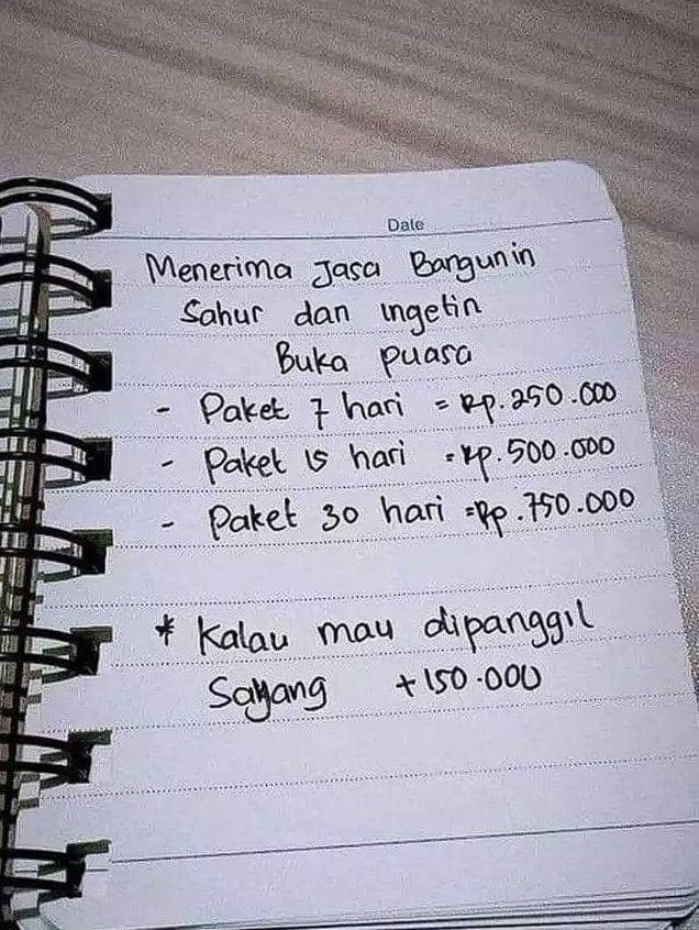 tawarkan jasa tak biasa (twitter.com/kegblgnunfaedh)