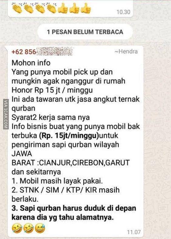 tawarkan jasa tak biasa (1cak.com)