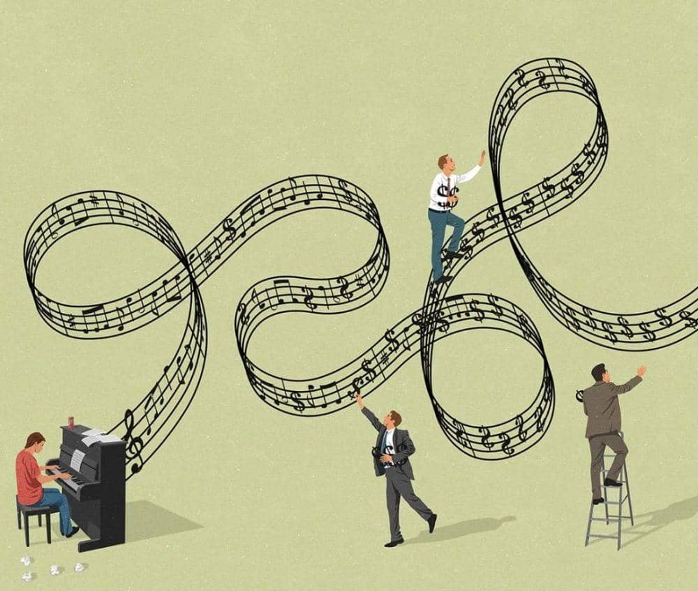 Ilustrasi beratnya jadi karyawan. (instagram.com/johnholcroftillustration)