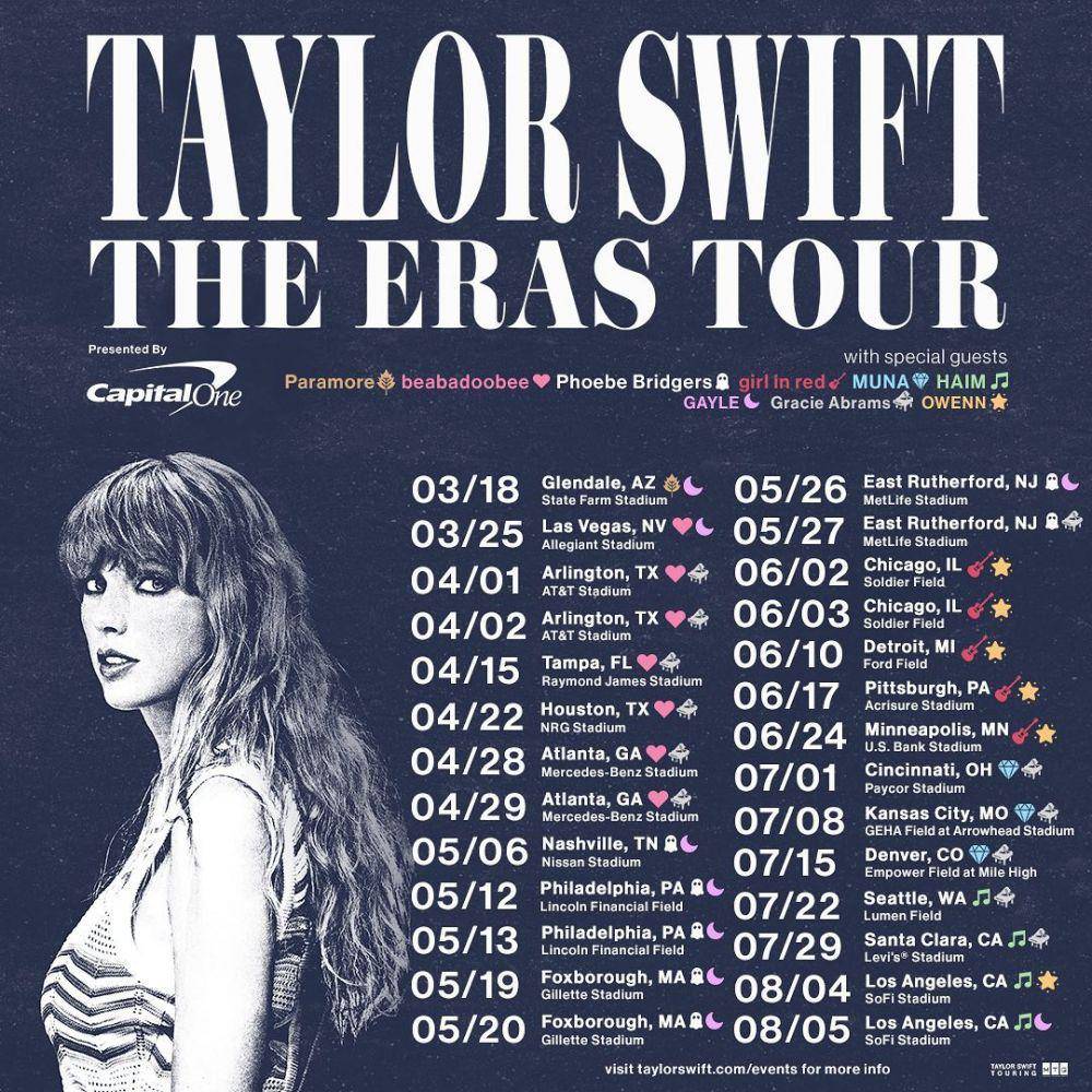 Eras Tour Taylor Swift (instagram.com/taylorswift13)