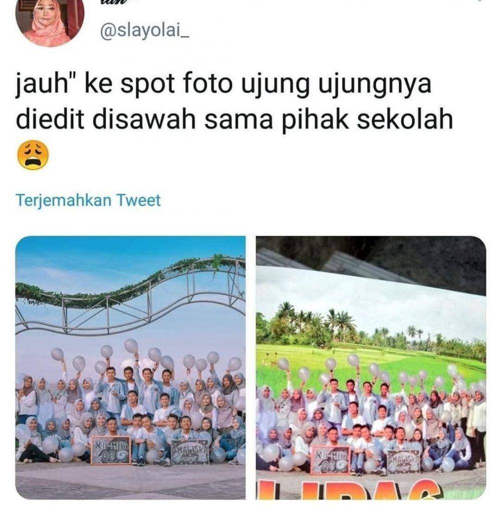 di balik foto pamer (twitter.com/slayolai_)