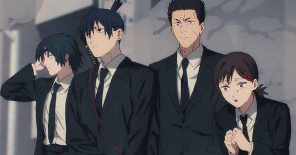 Aki dan para anggota Divisi Spesial 4 ( Dok. Mappa / Chainsaw Man )