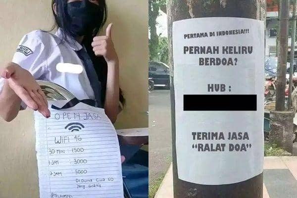 15 Potret Lucu Orang Tawarkan Jasa yang Gak Biasa, Kepikiran Aja nih