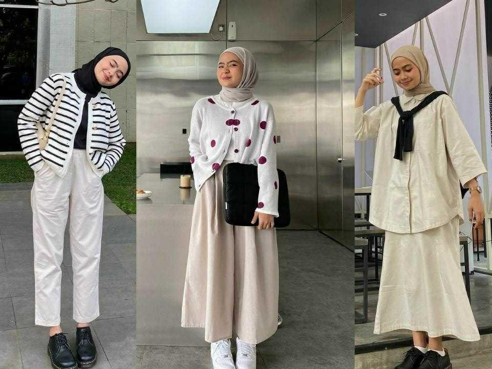 9 OOTD Nuansa Putih ala Selebgram Maryam Nurul, Minimalis!