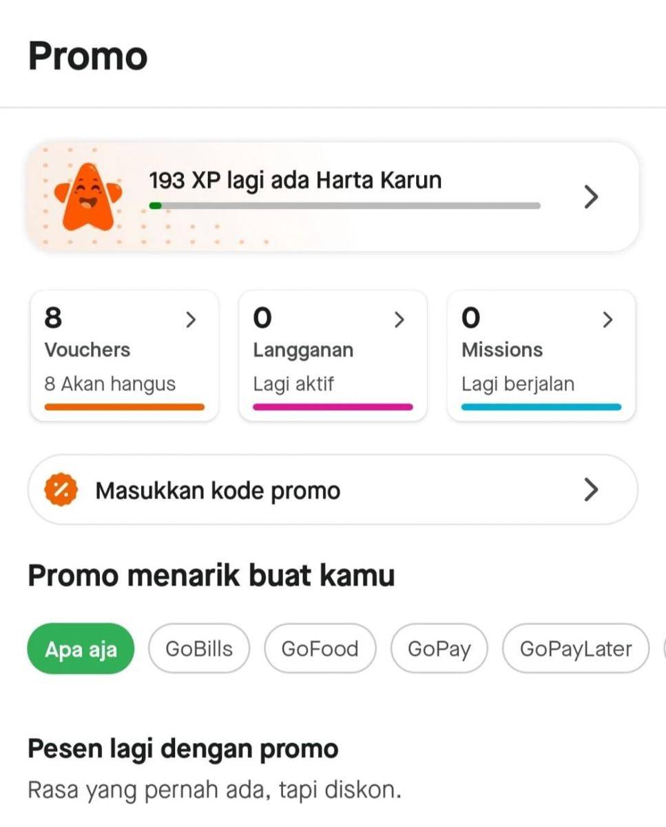 Apply voucher di Gojek (play.google.com)
