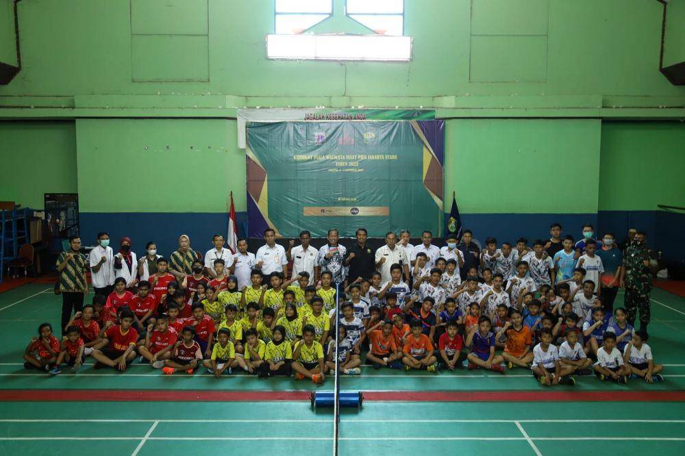 Kejuaraan Kota Piala Walikota PBSI Jakarta Utara di Sarana Olah Raga Sunter, Rabu (2/11/2022) (Dok. Humas Pemkot Jakarta Utara)