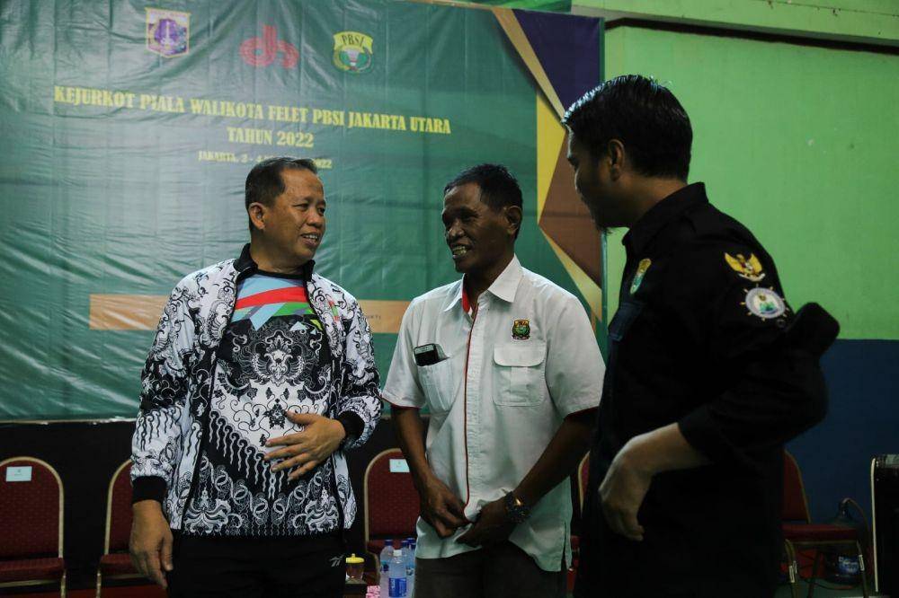 Kejuaraan Kota Piala Walikota PBSI Jakarta Utara di Sarana Olah Raga Sunter, Rabu (2/11/2022) (Dok. Humas Pemkot Jakarta Utara)