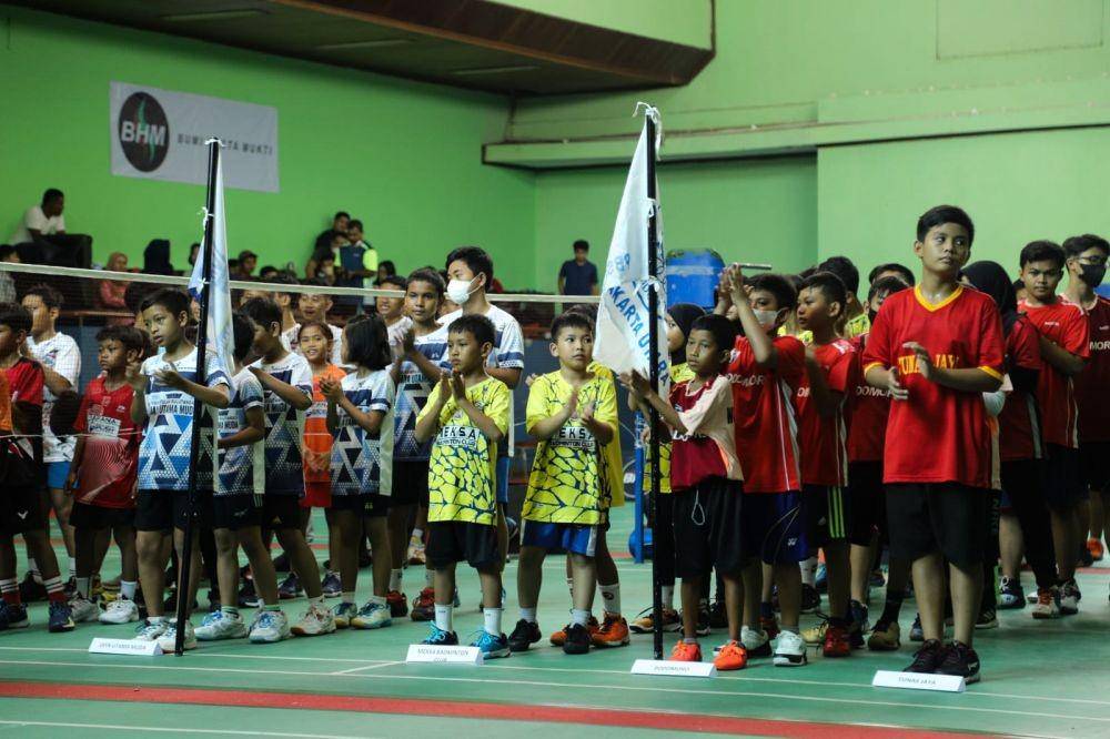 Kejuaraan Kota Piala Walikota PBSI Jakarta Utara di Sarana Olah Raga Sunter, Rabu (2/11/2022) (Dok. Humas Pemkot Jakarta Utara)