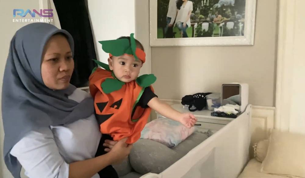 momen di balik pemotretan Rayyanza rayakan Halloween (youtube.com/RANS Entertainment)