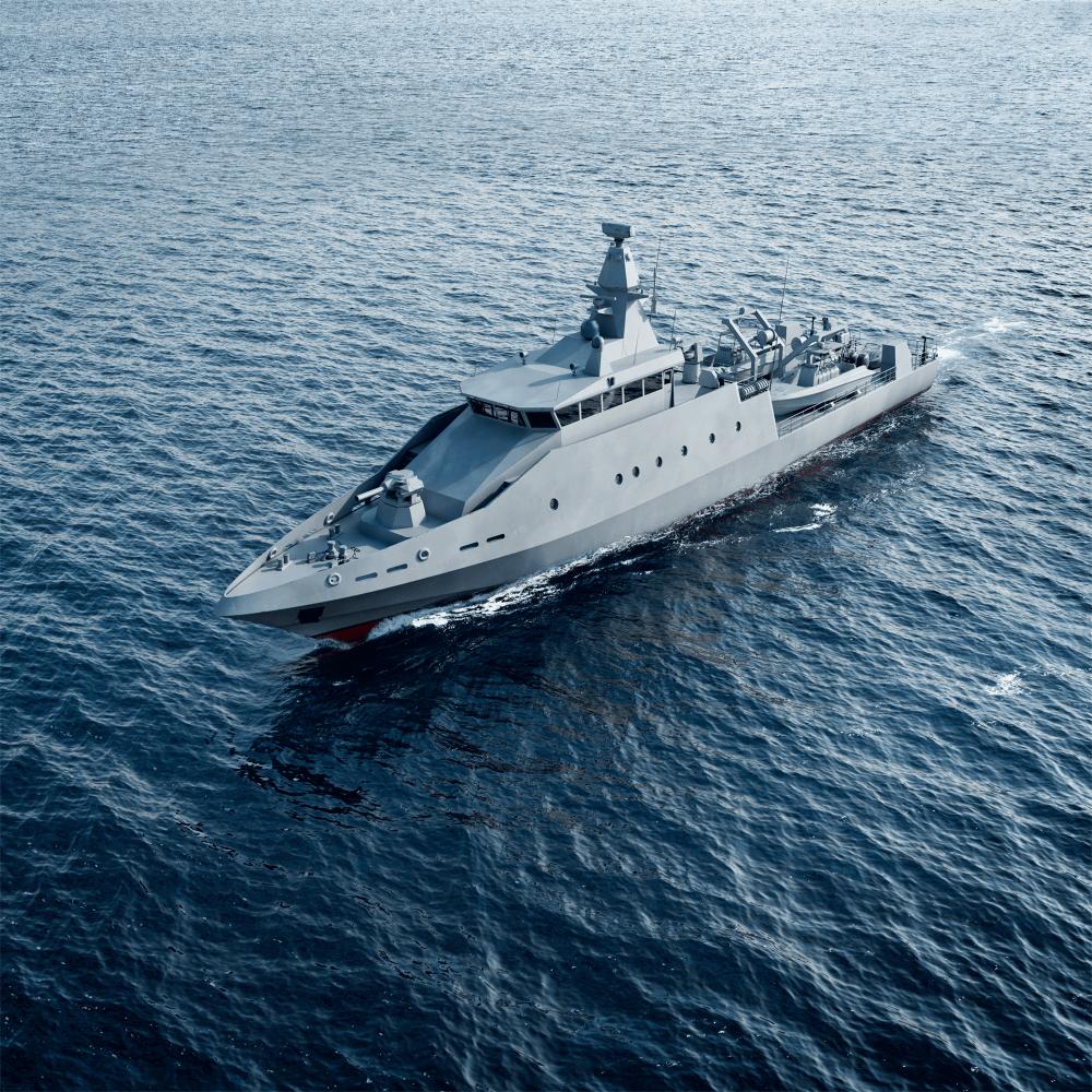 ADSB Luncurkan Kapal Patroli 510 OPV di Indo Defence 2022