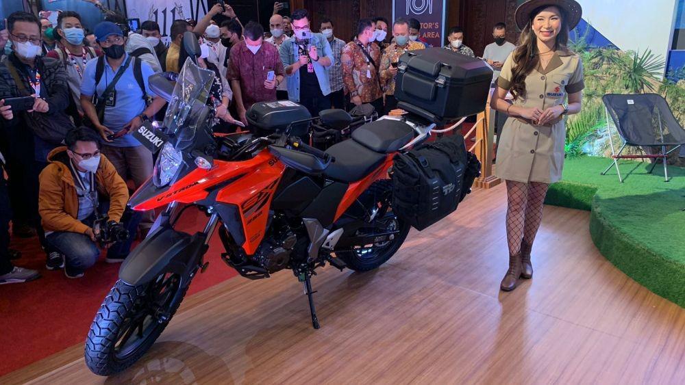 Suzuki Boyong V-Strom SX ke IMOS 2022