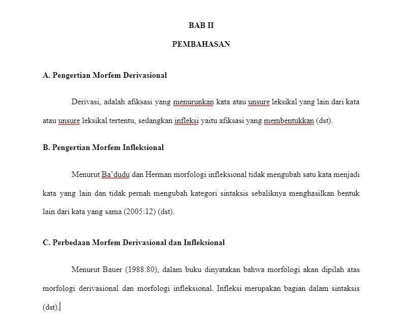 contoh pembahasan makalah (IDN Times/Dinda Trisnaning Ramadhani)