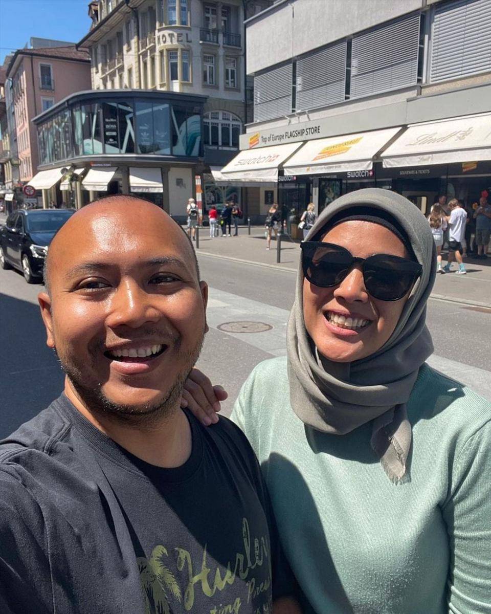 Reza Aditya dan istri (instagram.com/rezaditya17)