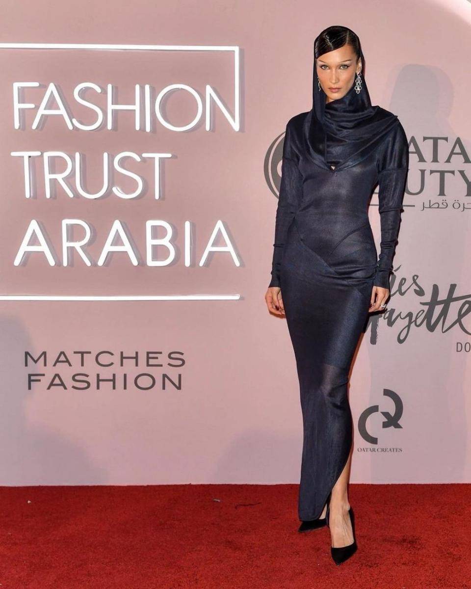 Bella Hadid hadiri Fashion Trust Arabia 2022 (instagram.com/bellahadid)