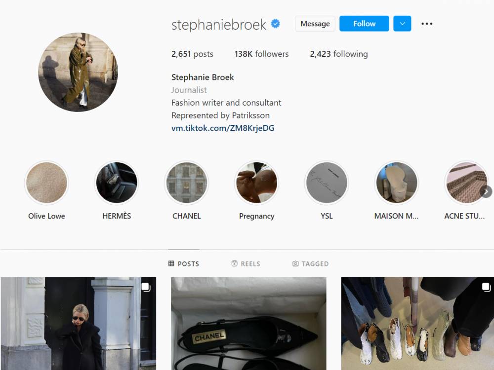 Profil Instagram Stephanie Broek (instagram.com/stephaniebroek)